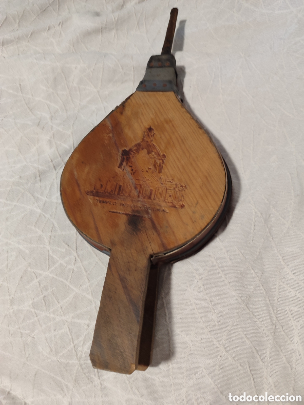Oggetti Antichi: Fuelle para chimenea, madera. 47 cm.