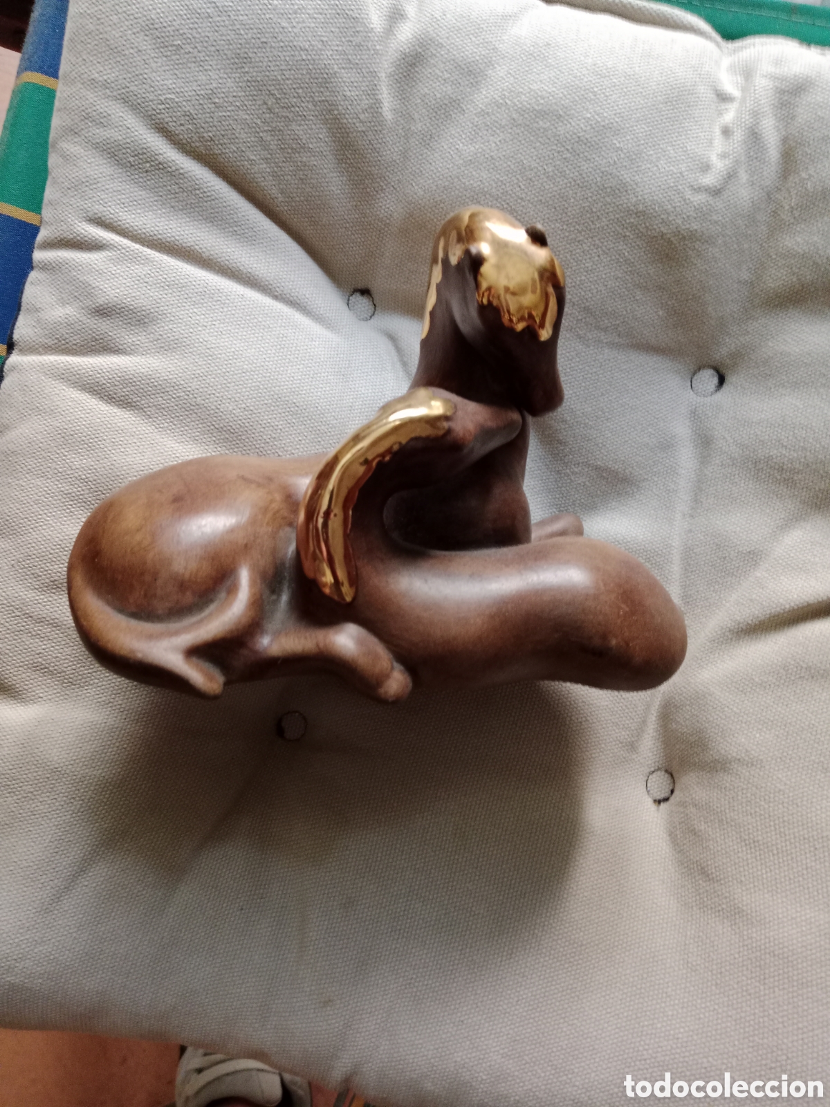 Antig&uuml;edades: Figura cer&aacute;mica Caballos - Foto 4