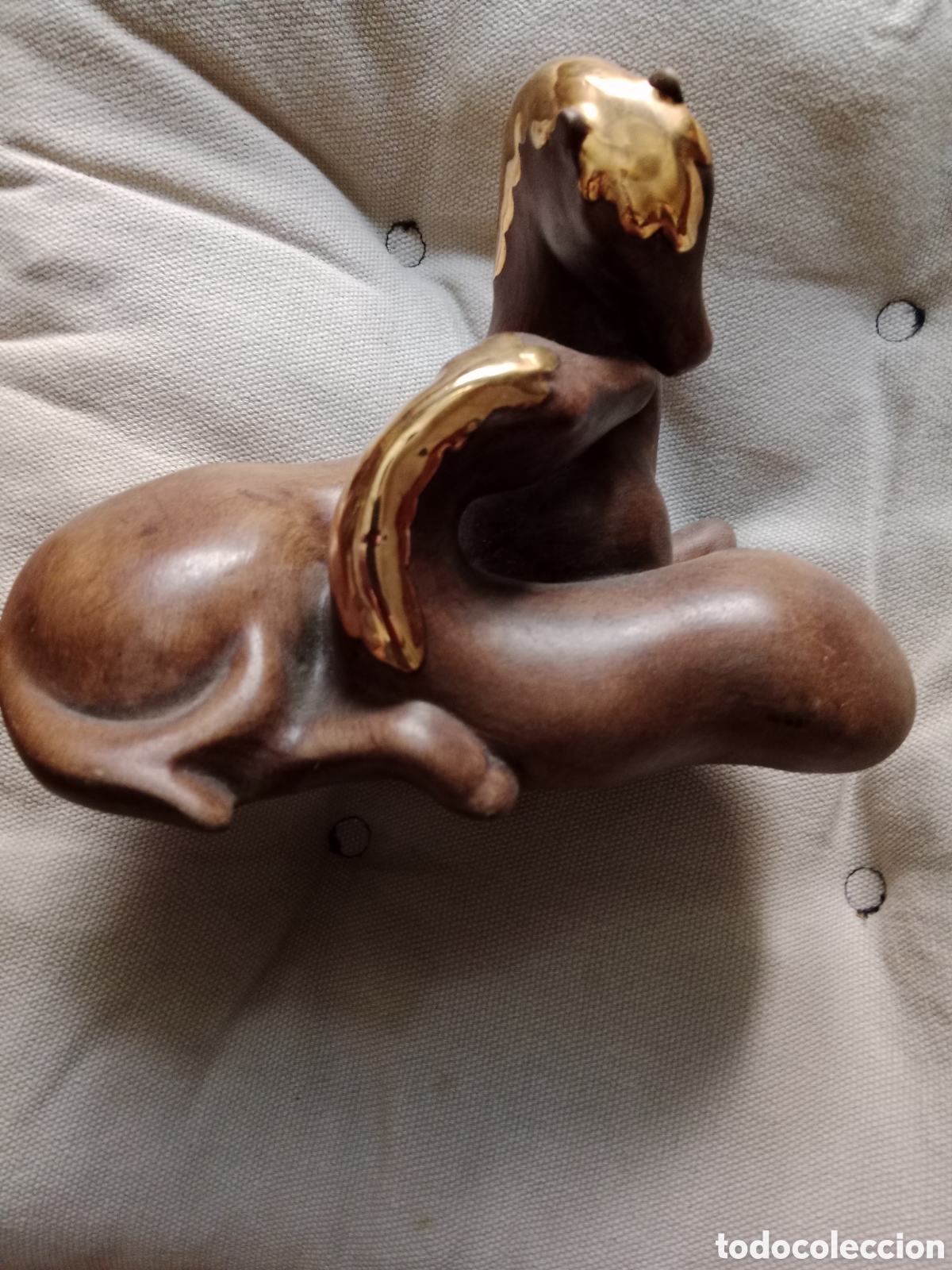 Antig&uuml;edades: Figura cer&aacute;mica Caballos - Foto 5