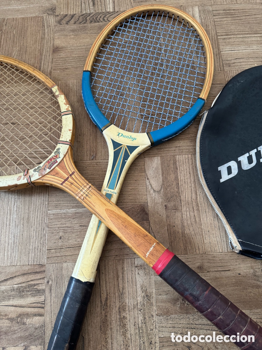 Antig&uuml;edades: Raquetas antiguas Dunlop