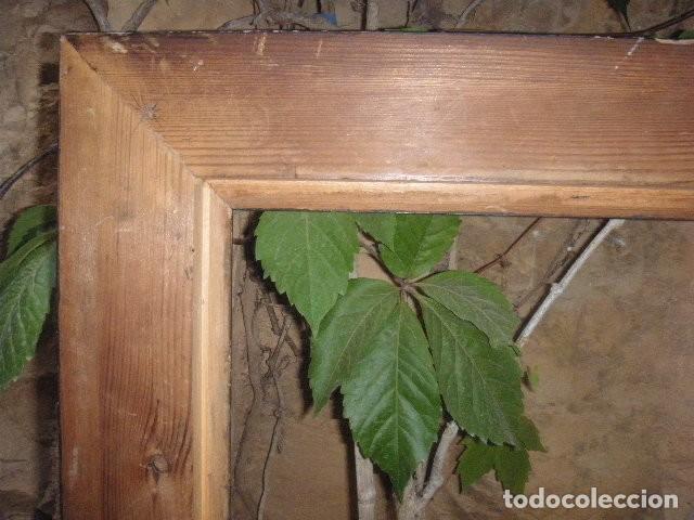 Antig&uuml;edades: MARCO MOLDURA DE MADERA MARRON OSCURO - Foto 9