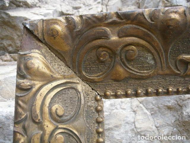 Antig&uuml;edades: MARCO MODERNISTA DORADO - Foto 3