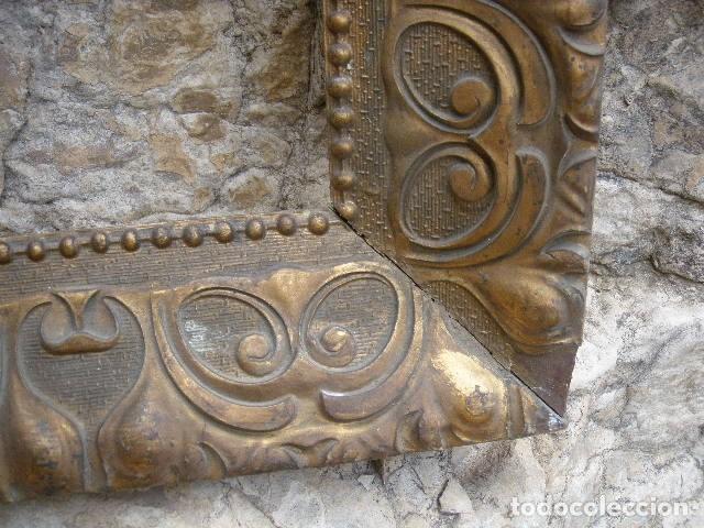 Antig&uuml;edades: MARCO MODERNISTA DORADO - Foto 5