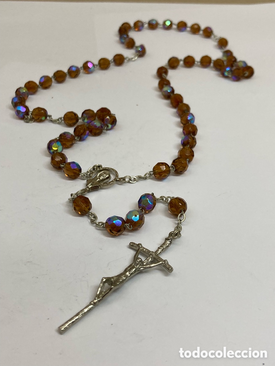 Antig&uuml;edades: Rosario metal religiosa CC468