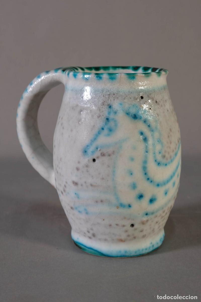 Antig&uuml;edades: VASO EN CER&Aacute;MICA MANUFACTURA C.A.S VIETRI ITALY DECORACI&Oacute;N HEL&Eacute;NICA