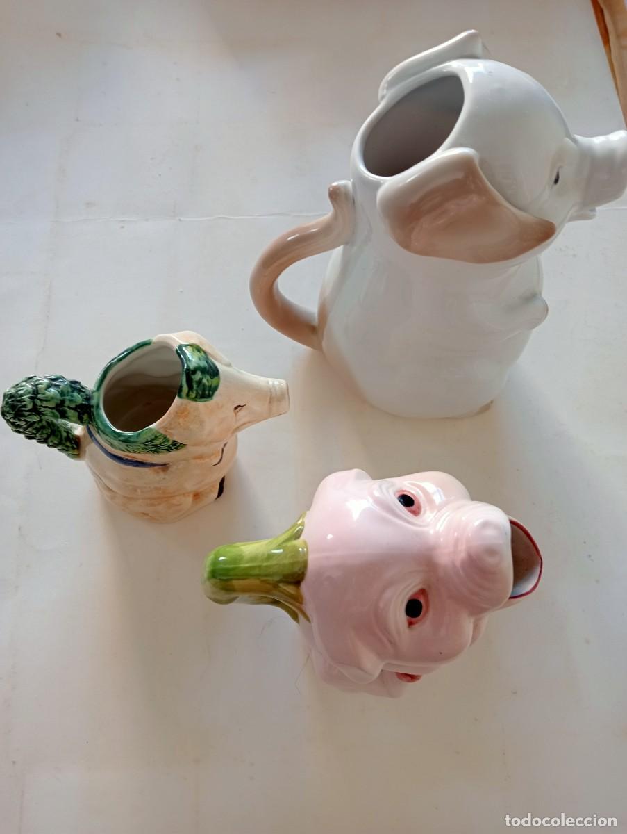 Antig&uuml;edades: figuras cerditos JARRAS - Foto 2