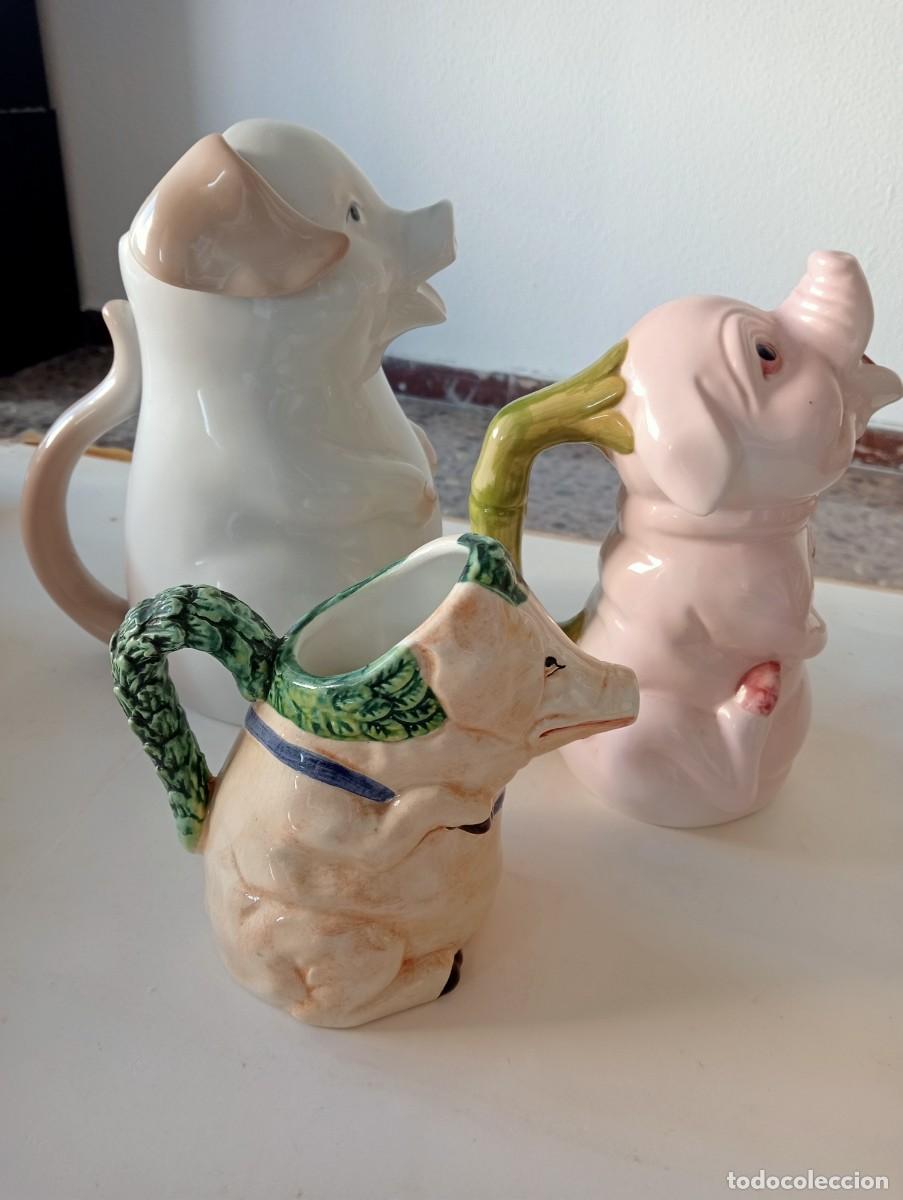 Antig&uuml;edades: figuras cerditos JARRAS - Foto 3