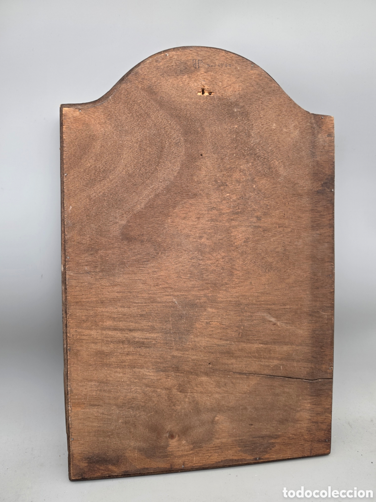 Antig&uuml;edades: Peque&ntilde;o espejo de pared de madera - Foto 6
