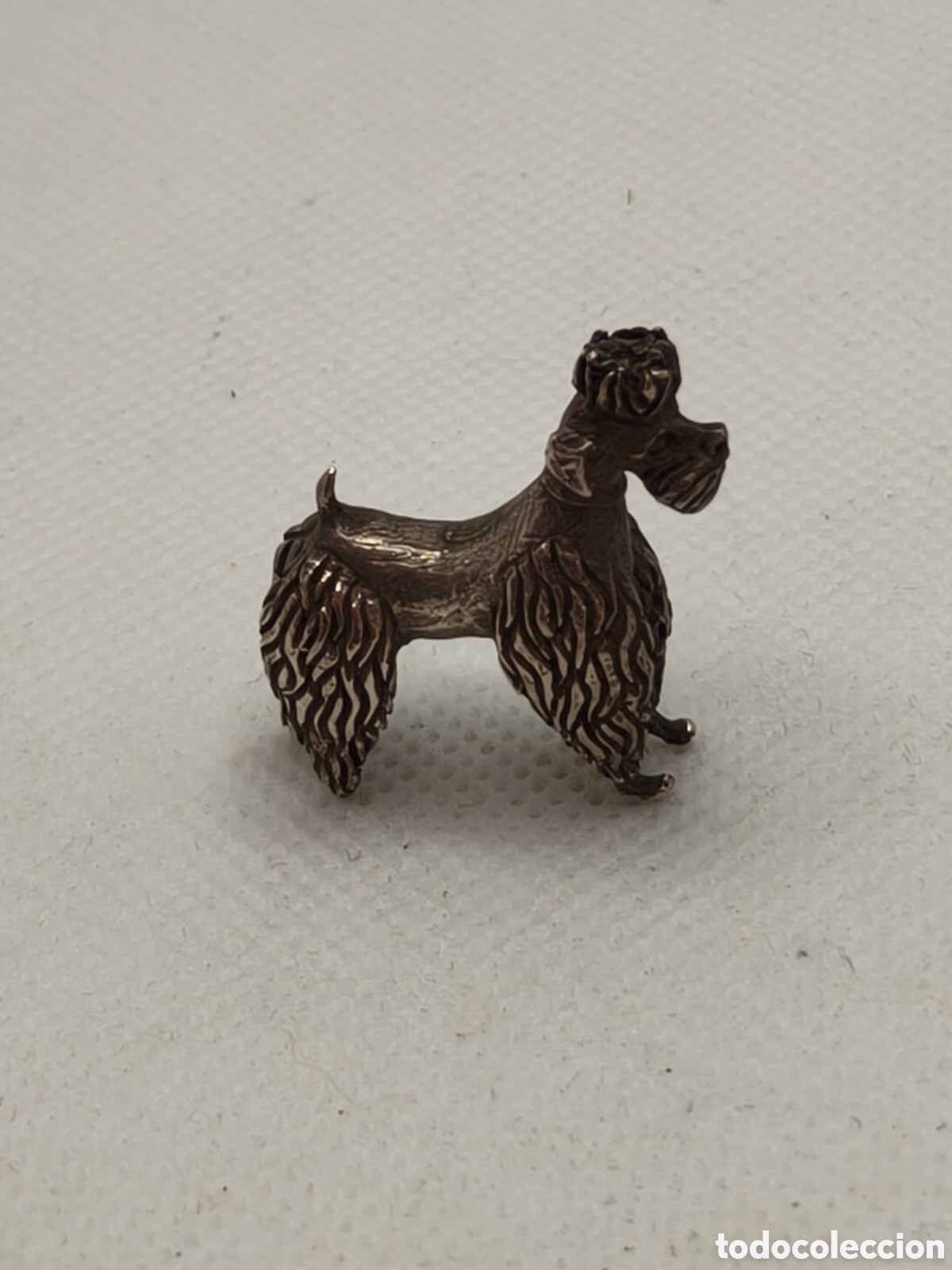 Antig&uuml;edades: Perro Caniche de plata 925 a&ntilde;os 60s - Foto 6