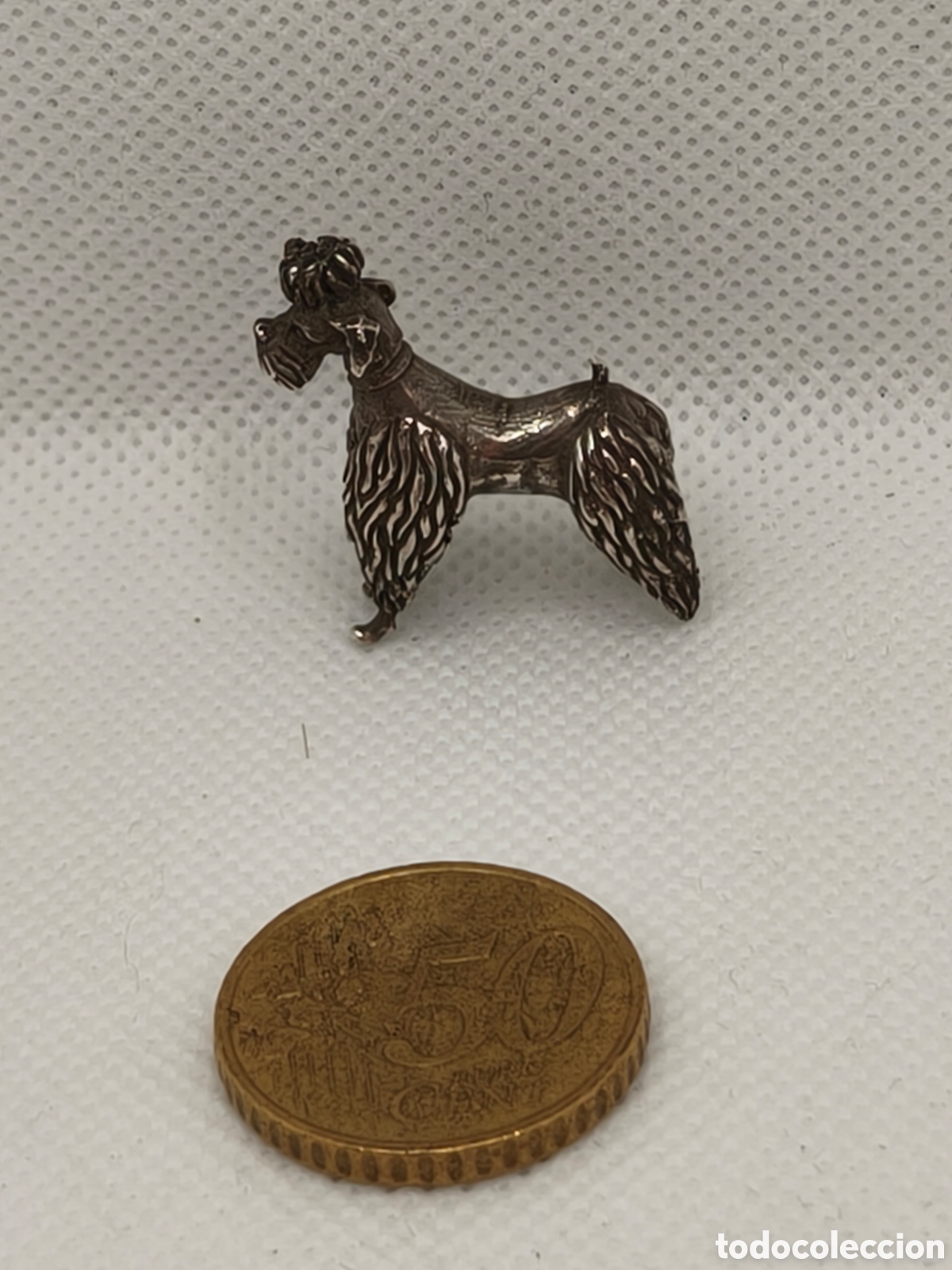 Antig&uuml;edades: Perro Caniche de plata 925 a&ntilde;os 60s - Foto 9