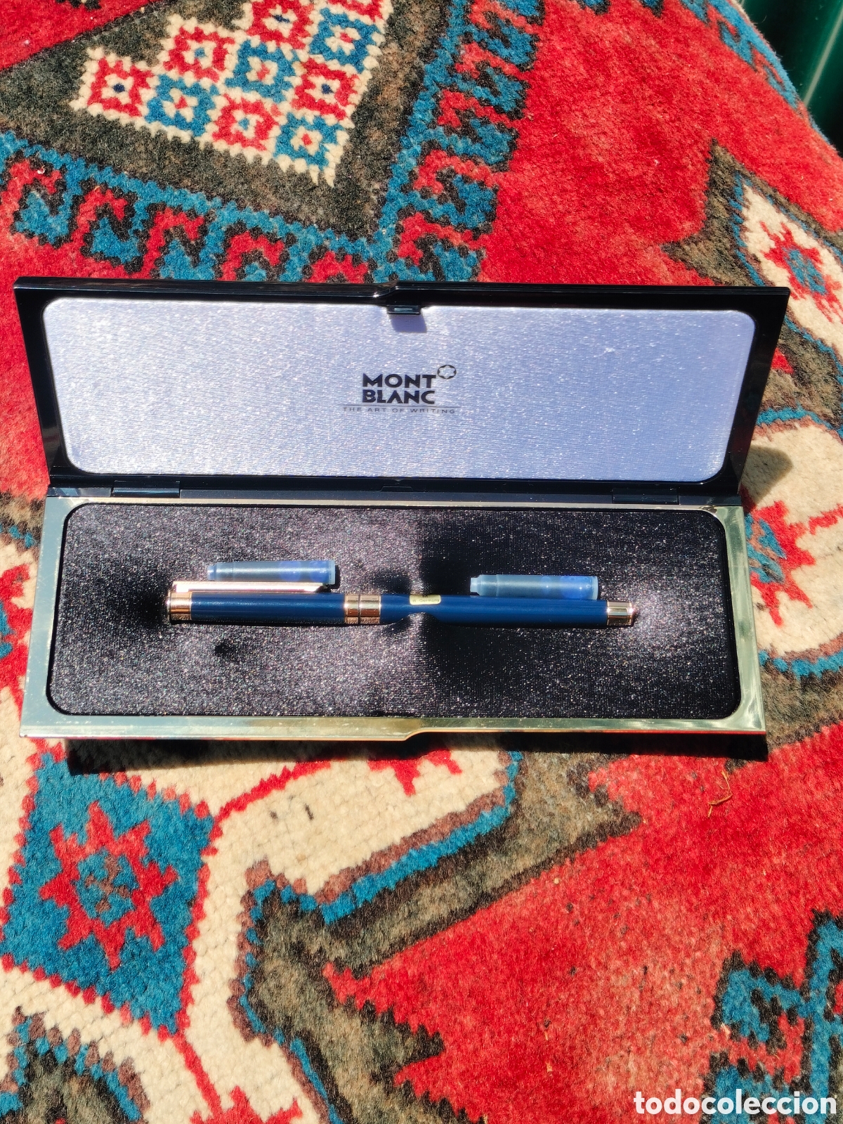 Antiquit&eacute;s: Pluma Montblanc a&ntilde;os 70 con plum&iacute;n de oro 18kt