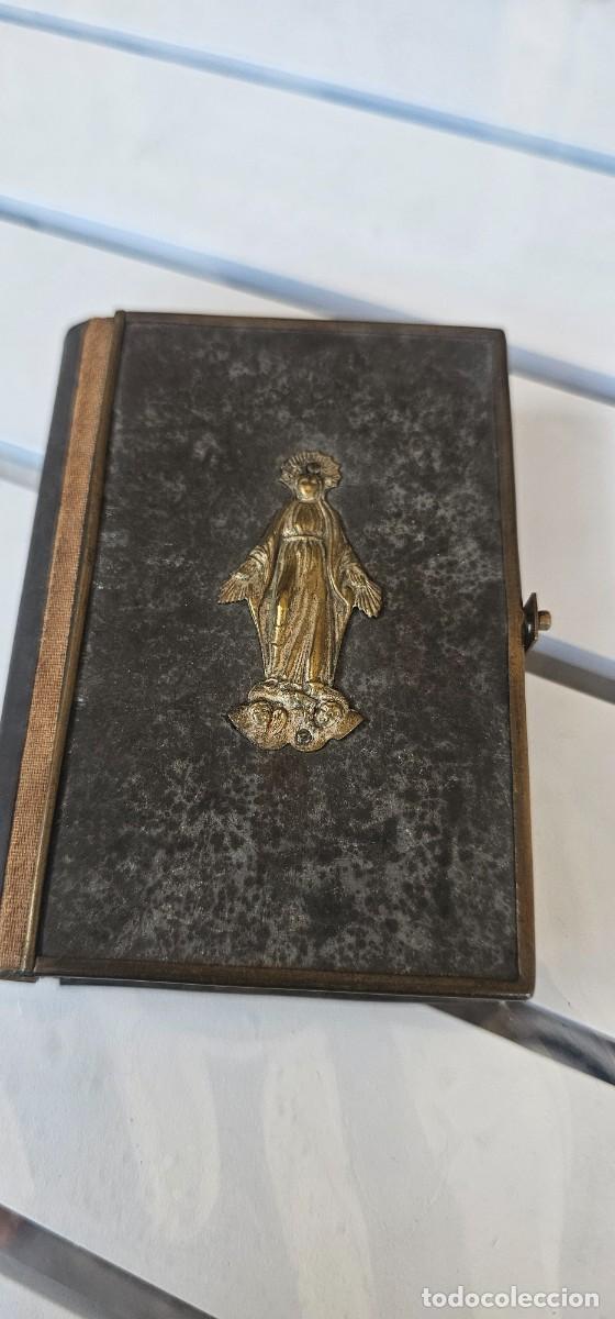 Antig&uuml;edades: Precioso misal hierro y bronce siglo XIX