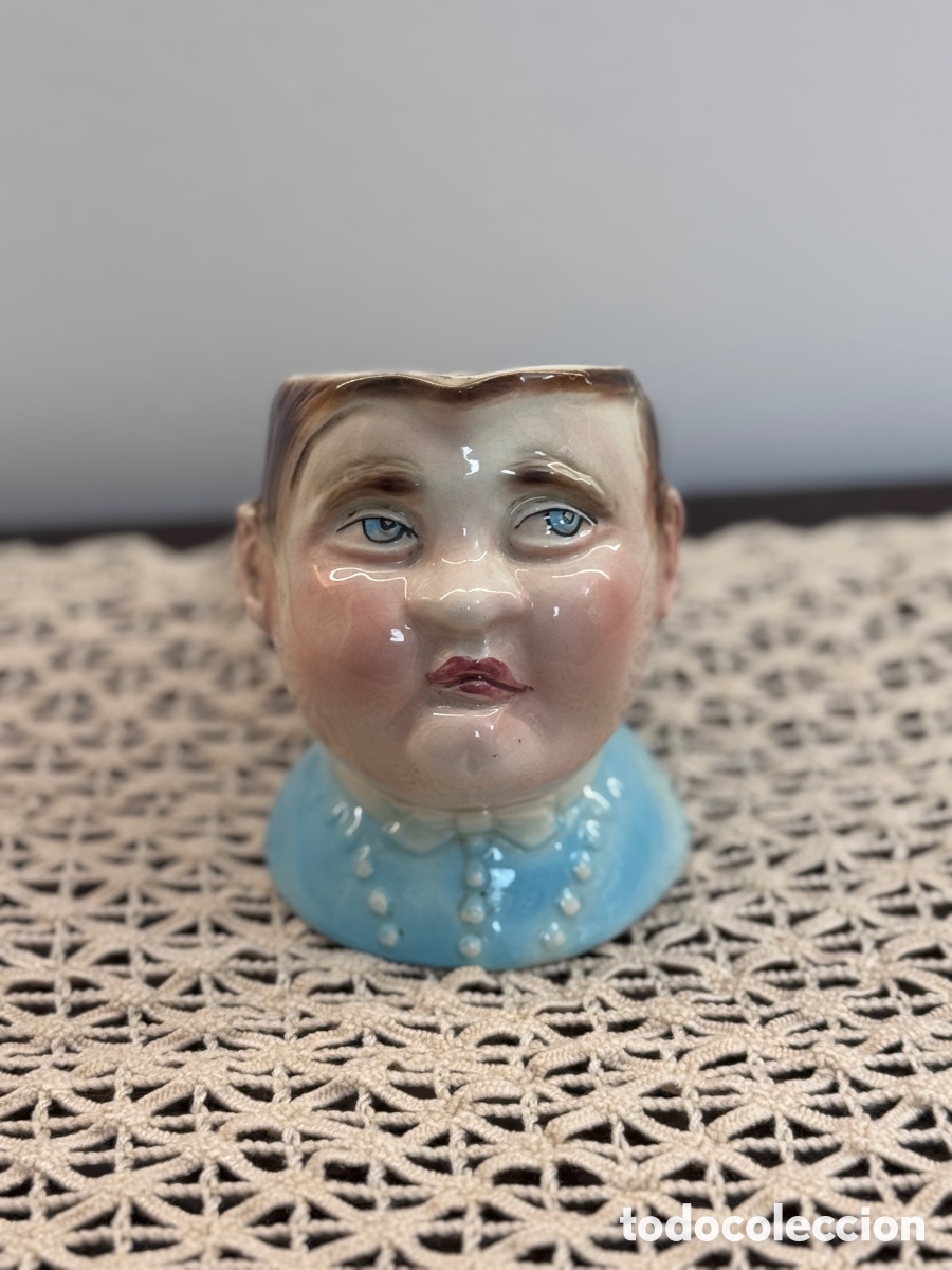 Antig&uuml;edades: Jarra Toby Fat Boy Avon Ware England Dickens porcelana vintage a&ntilde;os 50
