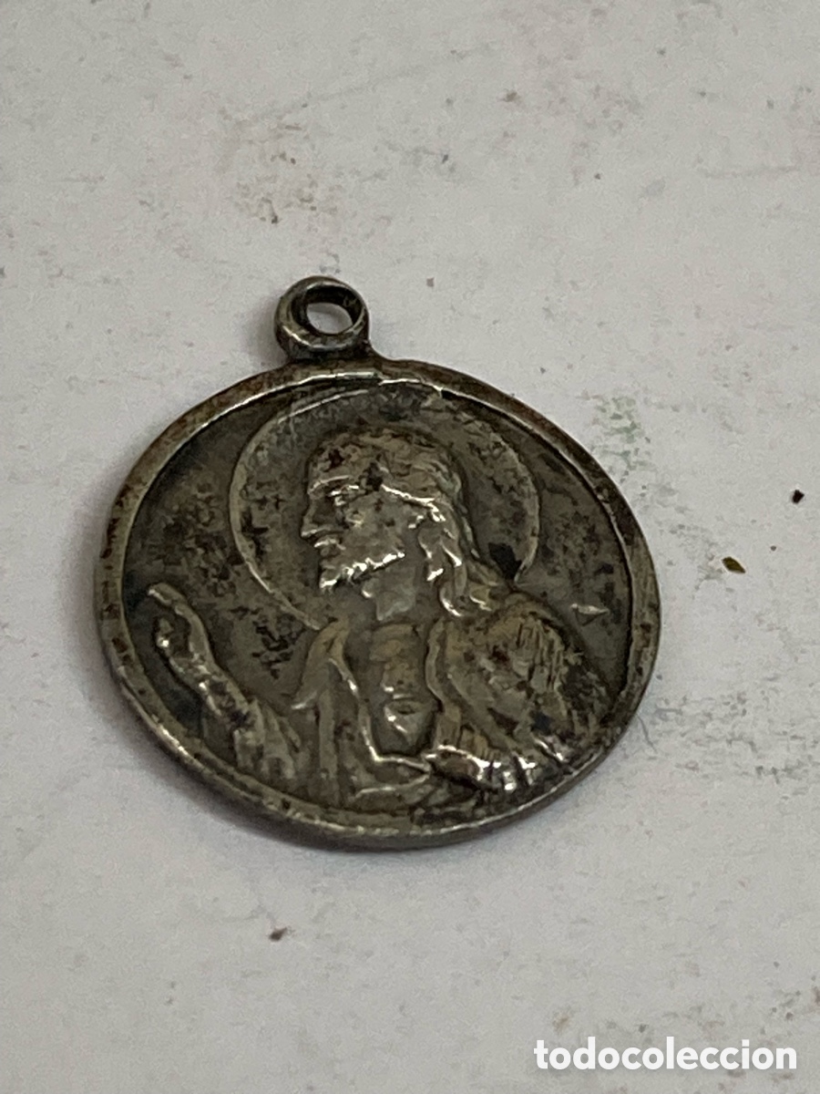 Antig&uuml;edades: Medalla de plata religiosa C610
