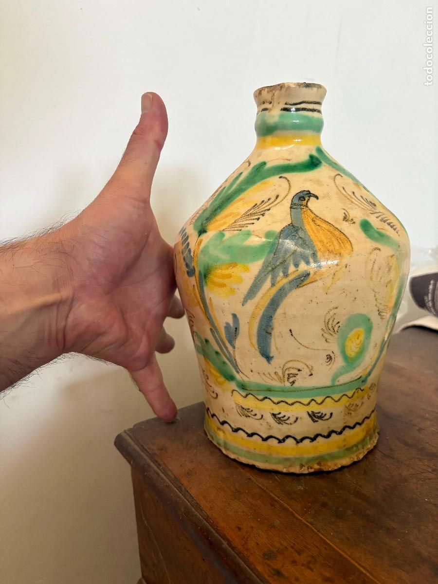 Antig&uuml;edades: alcuza c&aacute;ntaro puente del arzobispo antiguo terracota cer&aacute;mica