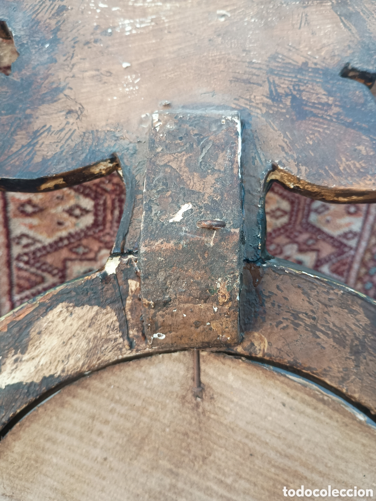 Antig&uuml;edades: Espejo madera &aacute;guila dorada - Foto 8