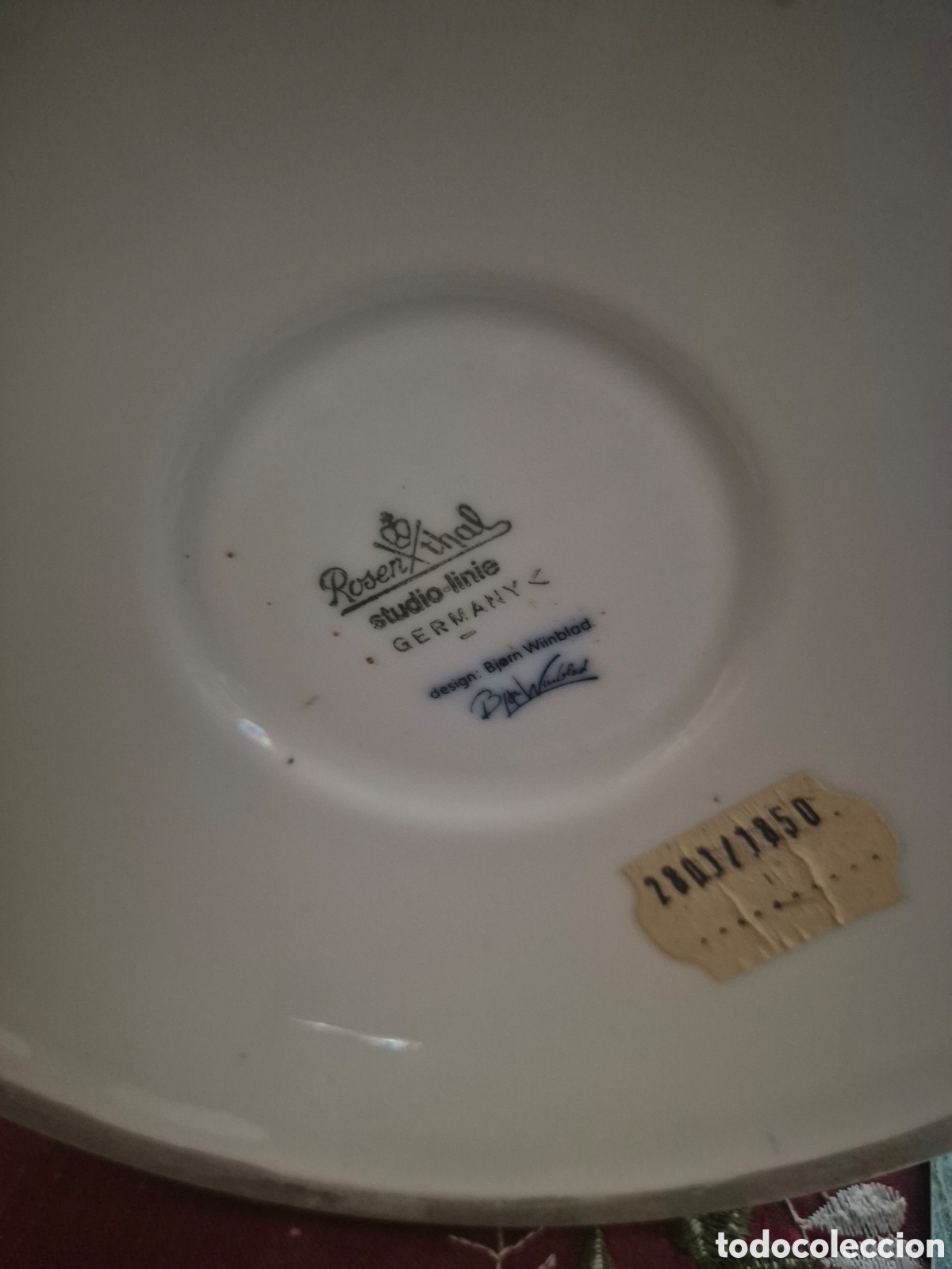 Antig&uuml;edades: Rosenthal. Vasija decorada - Foto 2
