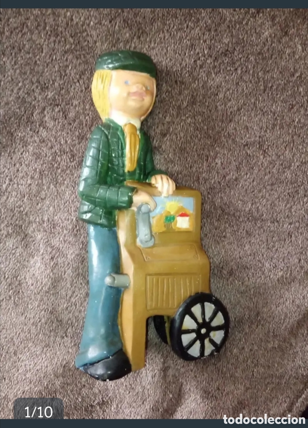 Antig&uuml;edades: Figura Organillero Vintage