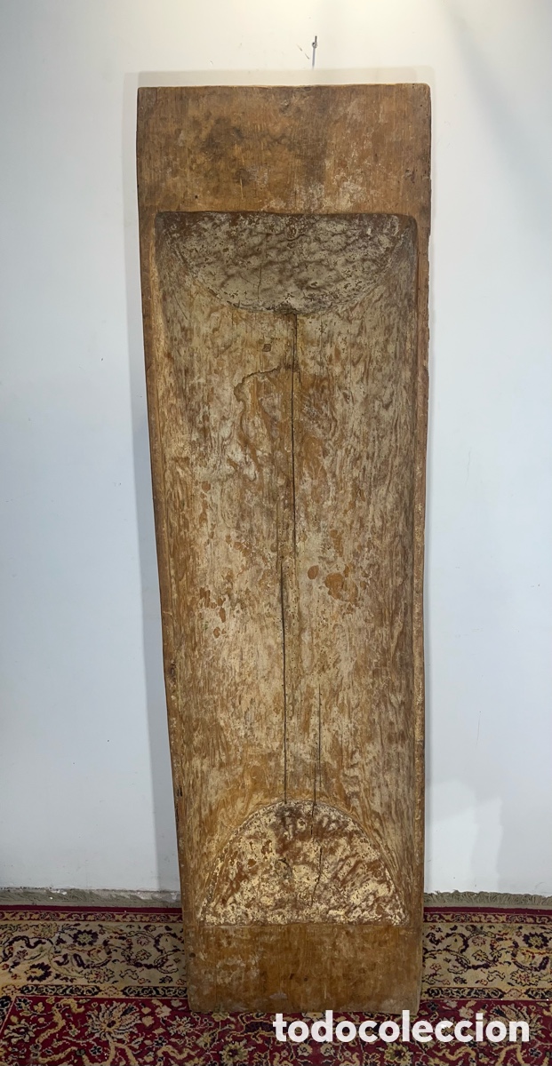 Antig&uuml;edades: Antigua artesa alargada de madera