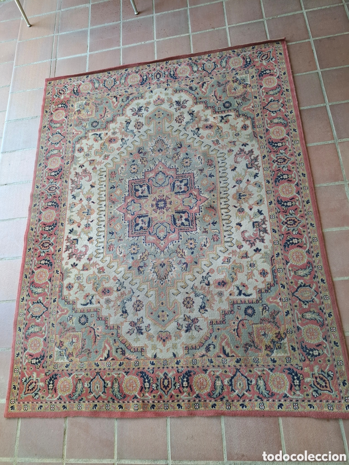 Antig&uuml;edades: ANTIGA ALFOMBRA FINA. MULTICOLOR. 220X70 APROX