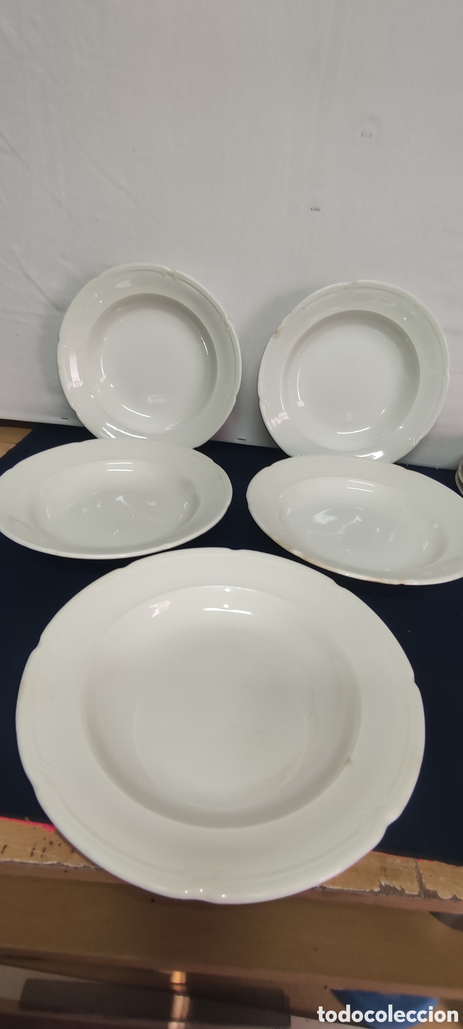 Antig&uuml;edades: 5 platos marca Konakova URSS - Foto 2