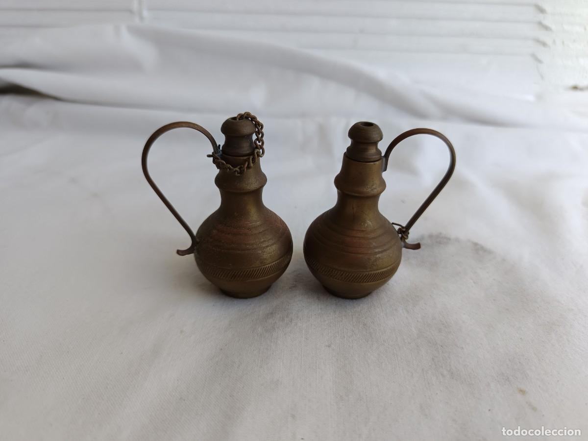 Antig&uuml;edades: Pareja figuritas indias bronce - Foto 3