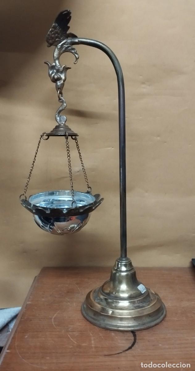 Antig&uuml;edades: Candil decorativo de bronce