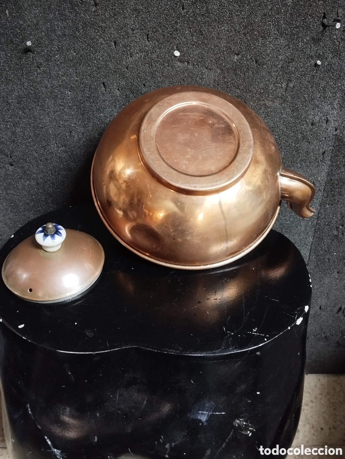 Antig&uuml;edades: Tetera &aacute;rabe de cobre esta&ntilde;ado - Foto 5