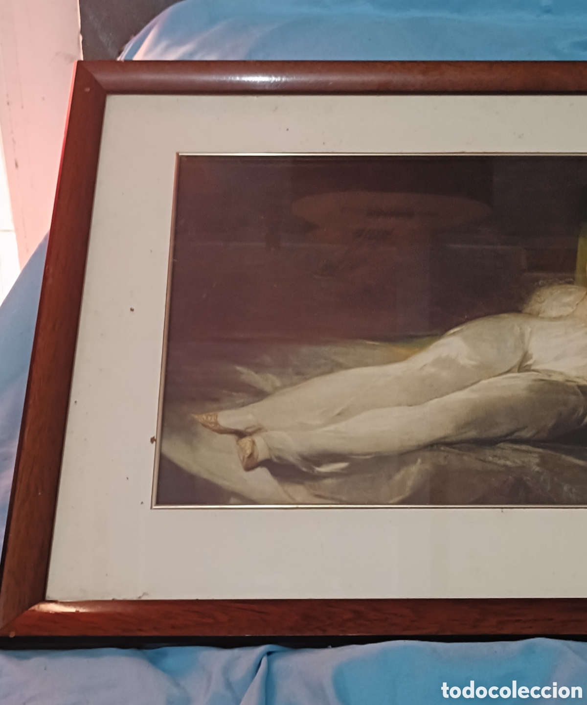 Antig&uuml;edades: Cuadro Vintage La Maja Vestida. - Foto 2