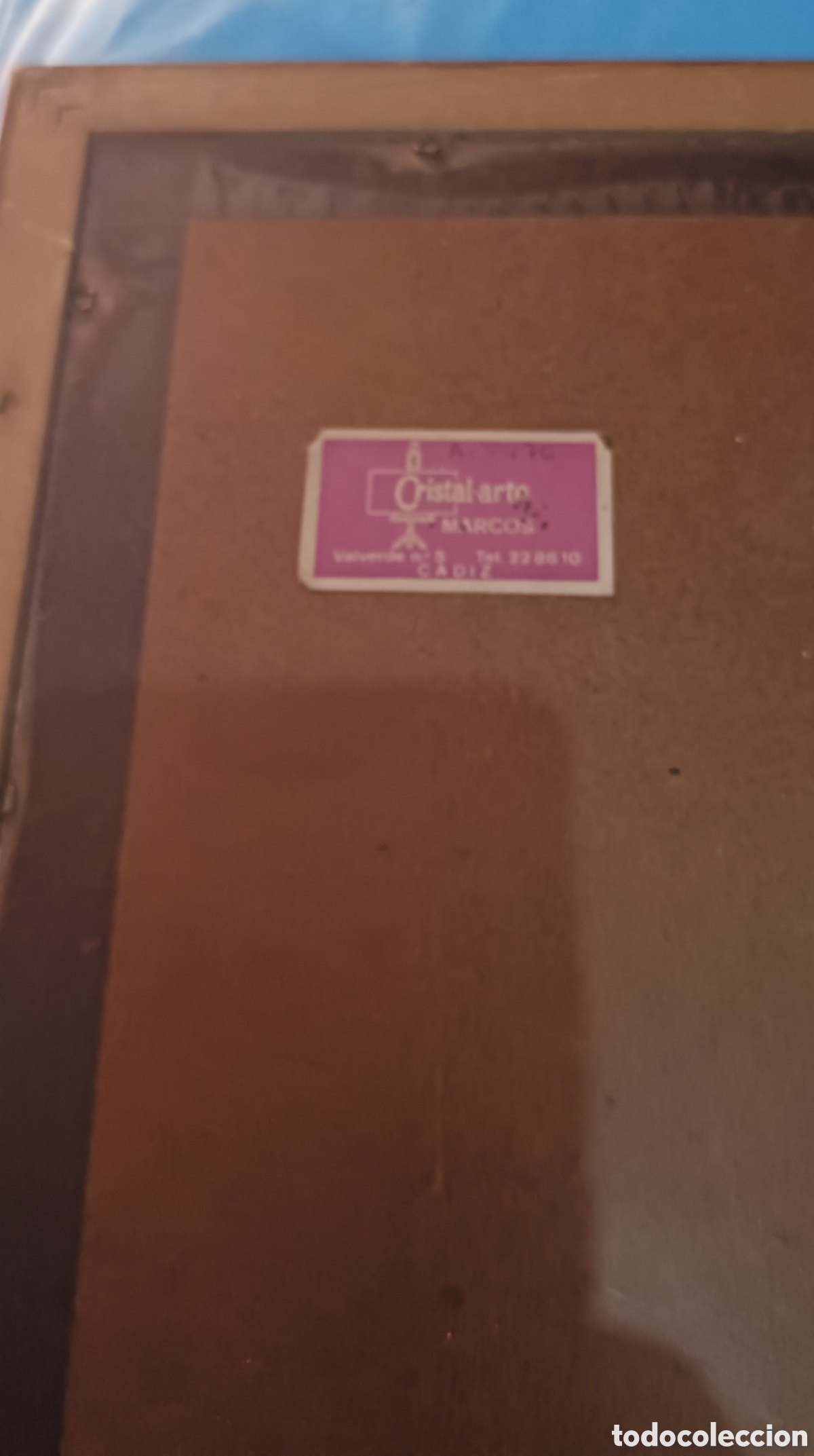 Antig&uuml;edades: Cuadro Vintage La Maja Vestida. - Foto 6