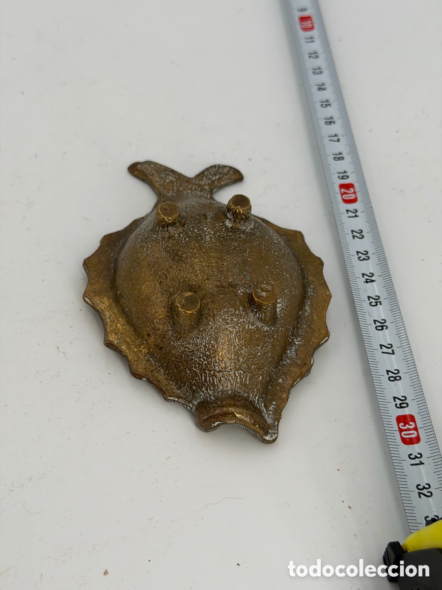 Antig&uuml;edades: Bandeja Pez de Bronce - Foto 5