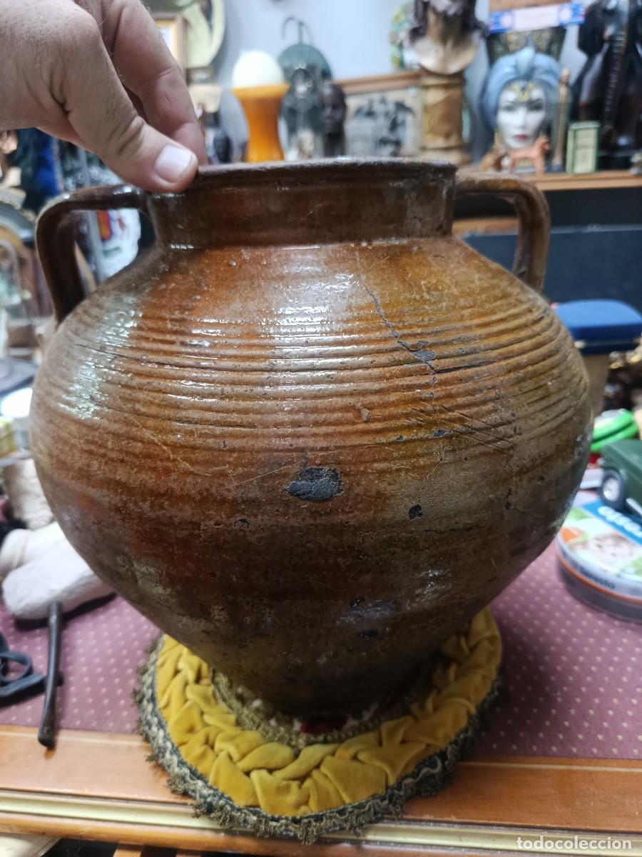 Antig&uuml;edades: Gran puchero y olla de barro de Extremadura, siglo XIX