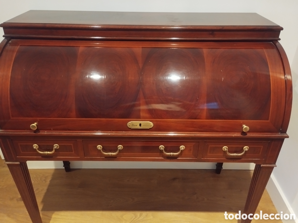 Antig&uuml;edades: Mueble bur&oacute; escritorio estilo ingles - Foto 2