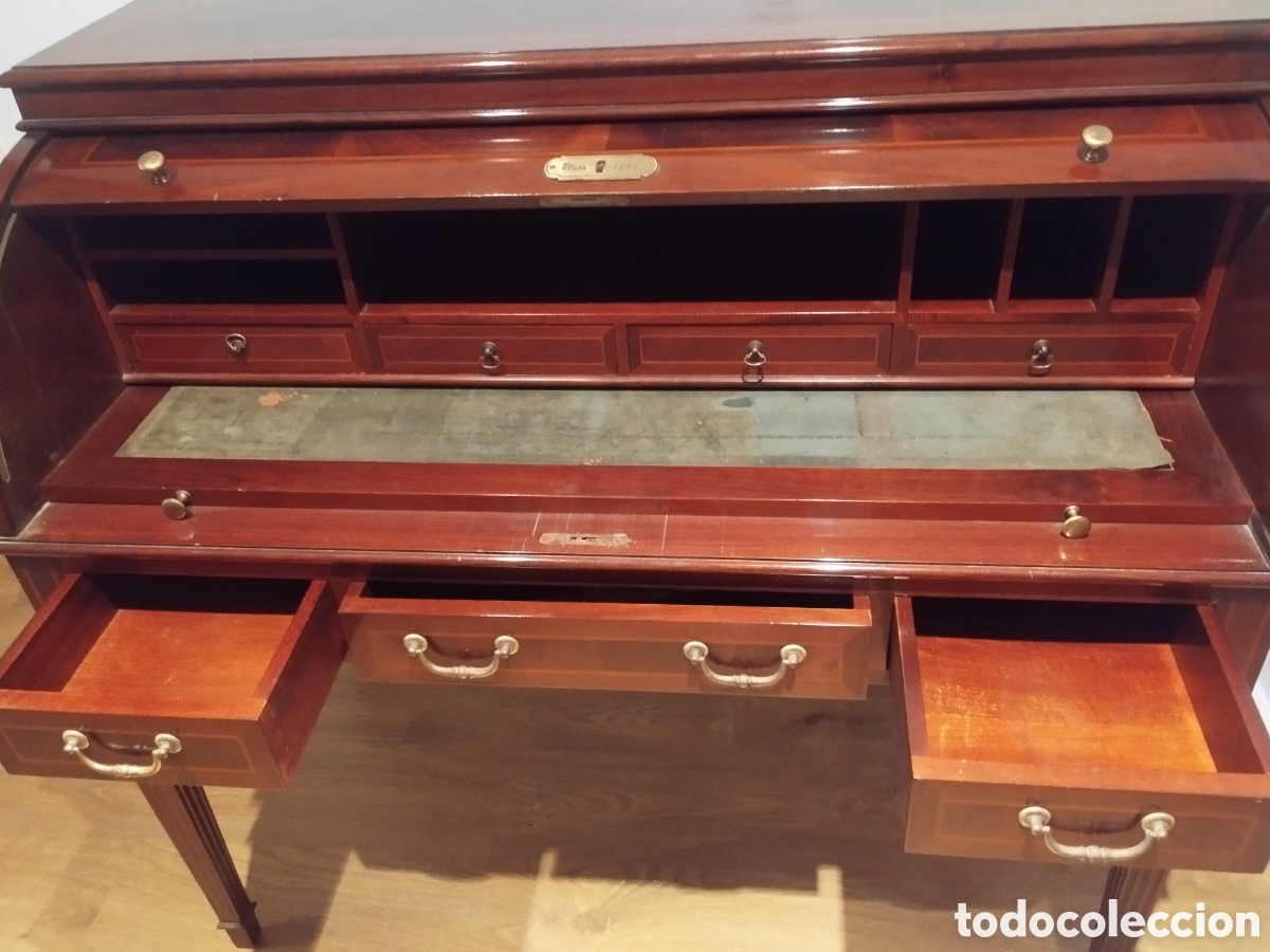 Antig&uuml;edades: Mueble bur&oacute; escritorio estilo ingles - Foto 4