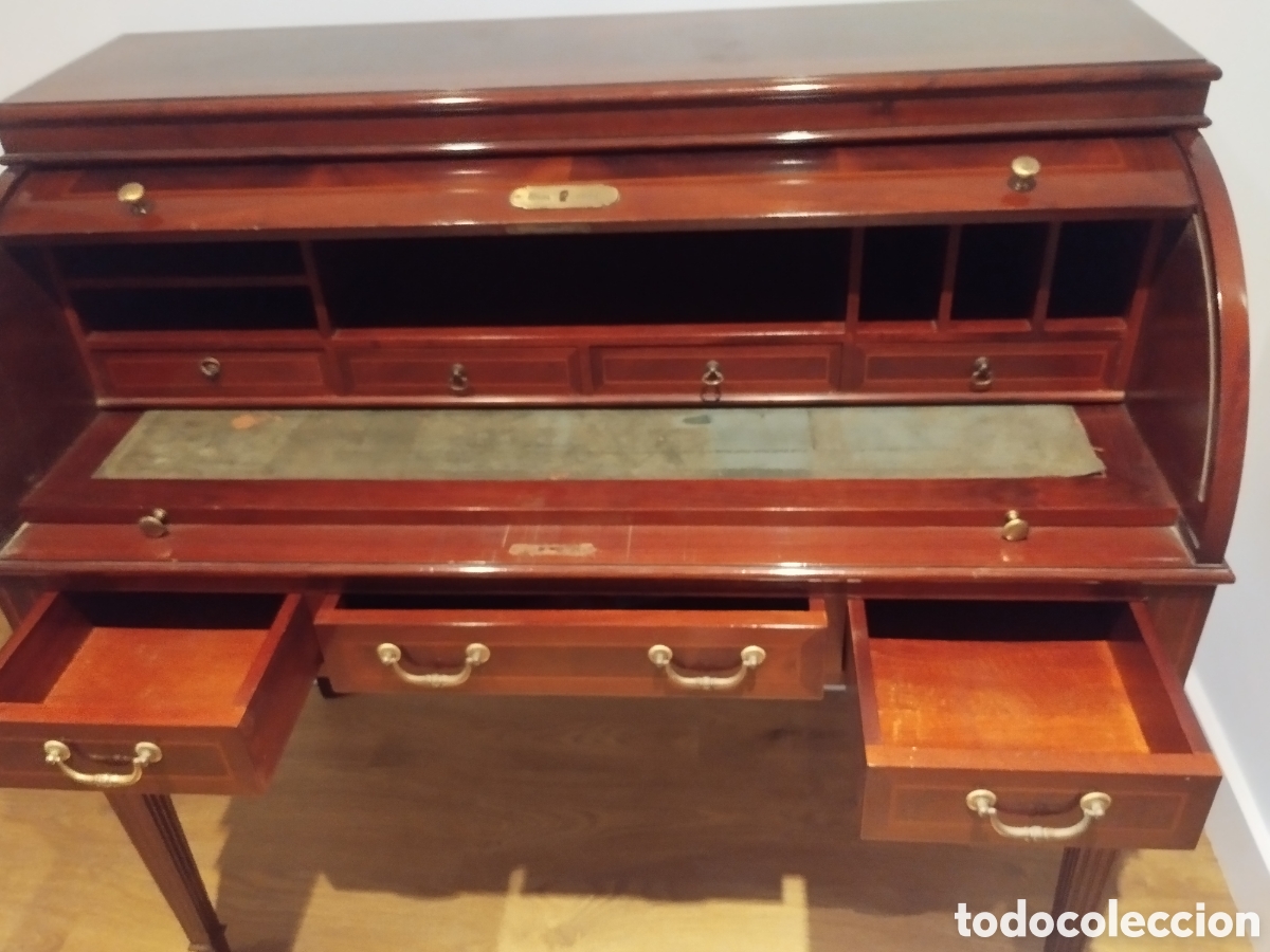 Antig&uuml;edades: Mueble bur&oacute; escritorio estilo ingles - Foto 5