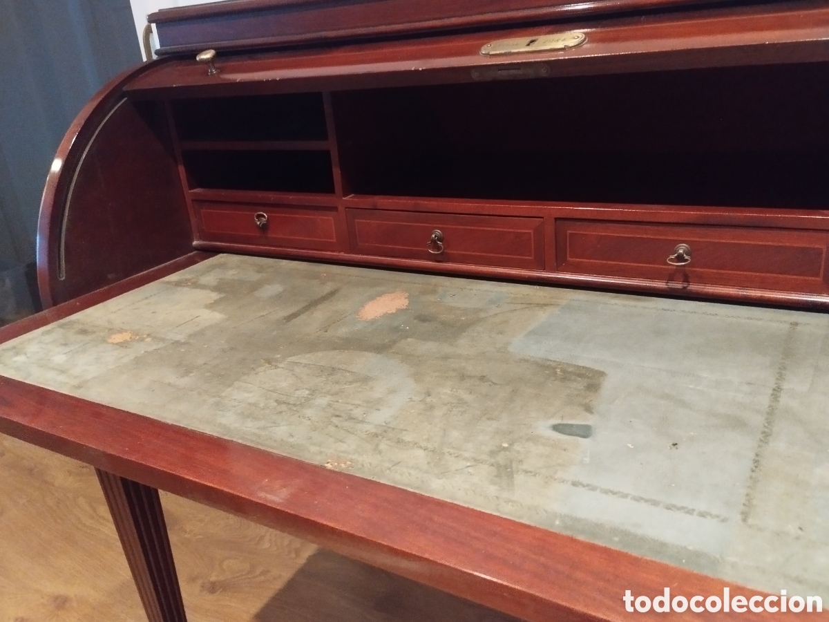 Antig&uuml;edades: Mueble bur&oacute; escritorio estilo ingles - Foto 6