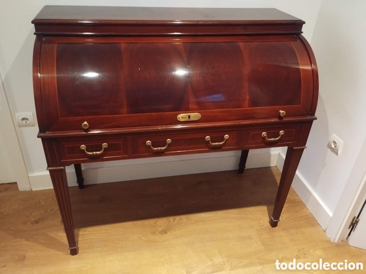 Antig&uuml;edades: Mueble bur&oacute; escritorio estilo ingles - Foto 1