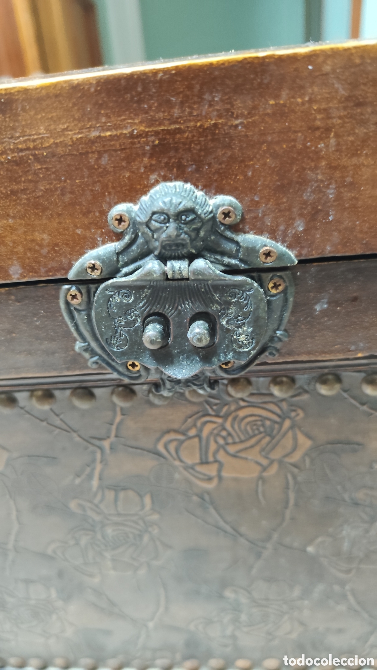 Antig&uuml;edades: Ba&uacute;l decorativo vintage - Foto 3
