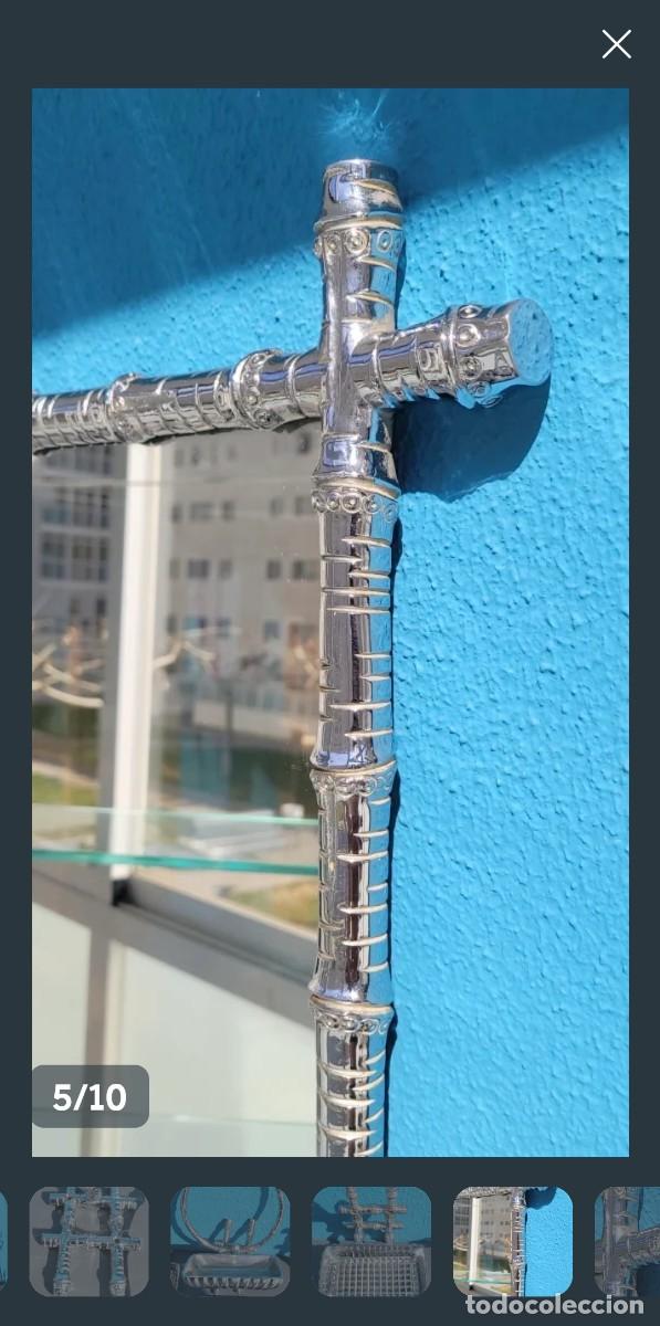 Antig&uuml;edades: Conjunto ba&ntilde;o de bronce cromado - Foto 5