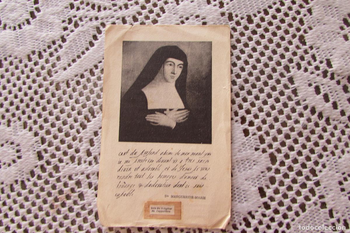 Antig&uuml;edades: Sainte Marguerite-Marie RELICARIO Bols du Noisetier de l'apparition
