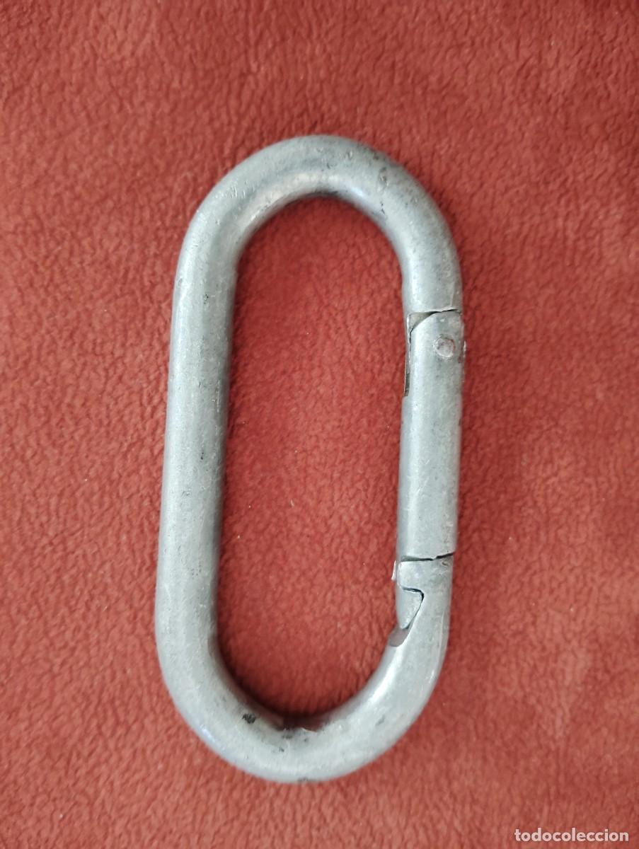 Antig&uuml;edades: ANTIGUO MOSQUETON DE ESCALADA DE HIERRO.ENVIO INCLUIDO.