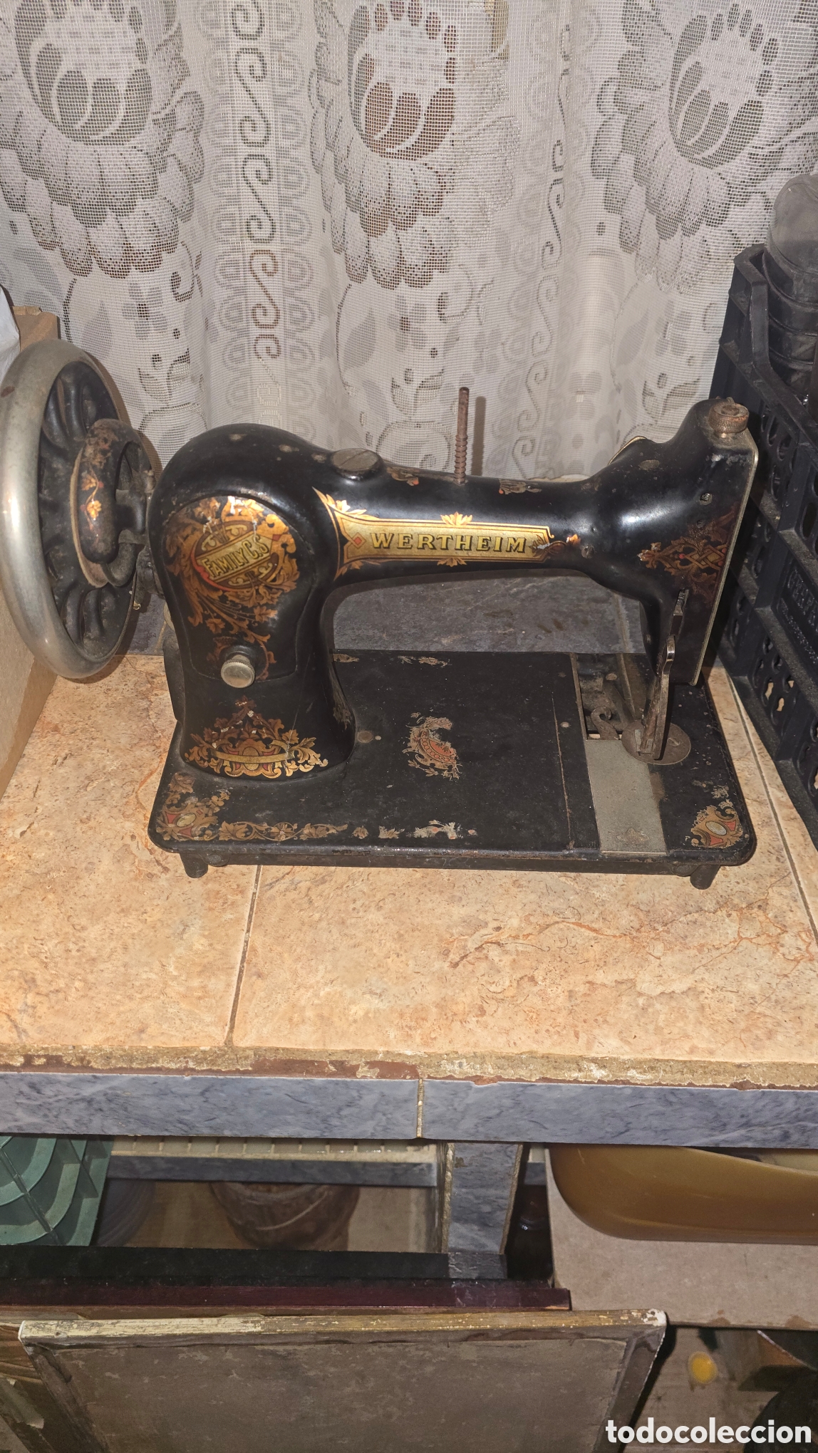 Antig&uuml;edades: Maquina de coser vintage whertheim a&ntilde;os 30