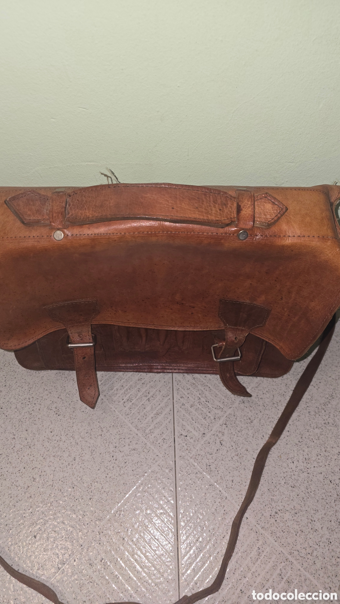 Antig&uuml;edades: Maleta de cuero para herramientas - Foto 8