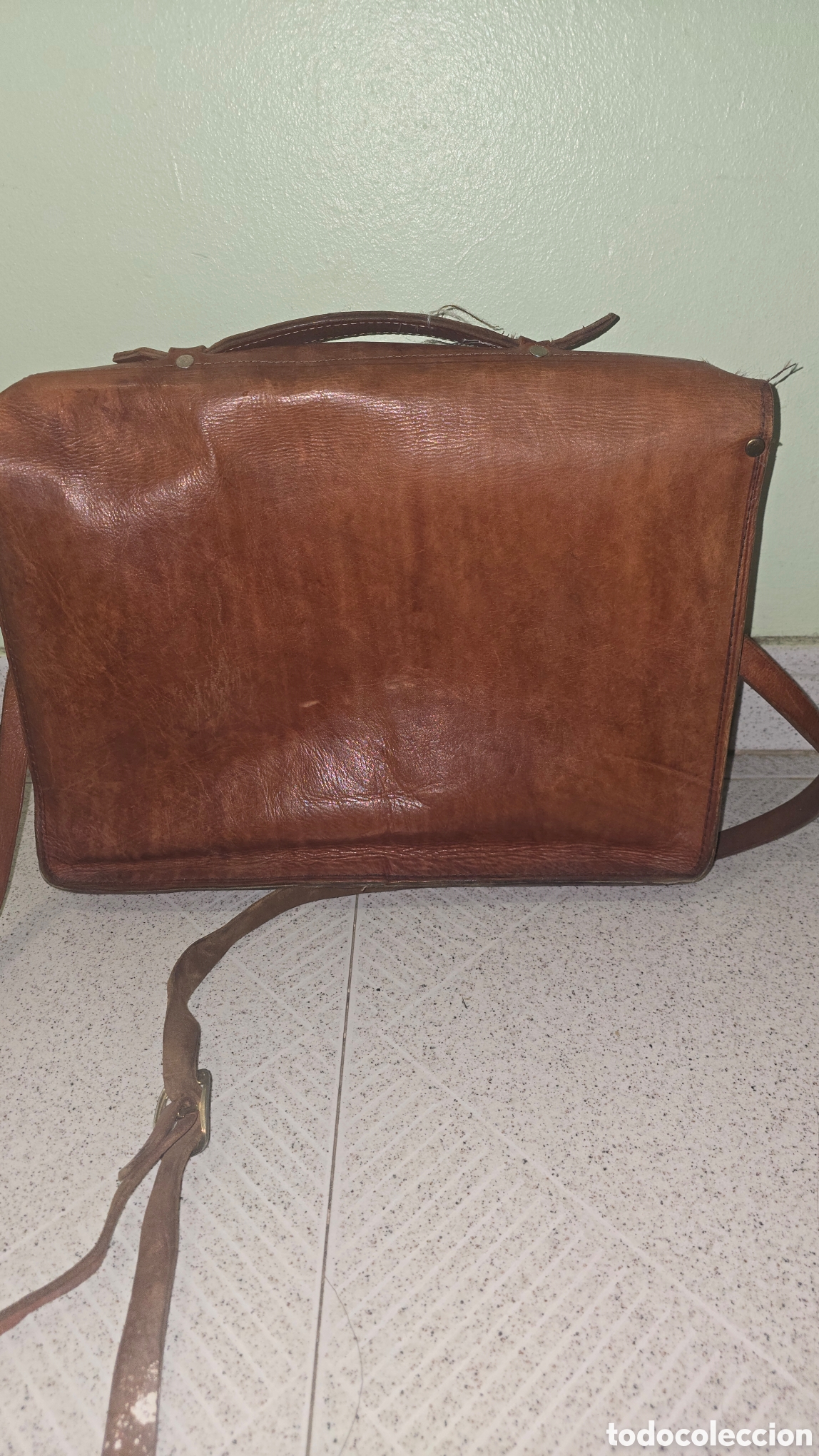 Antig&uuml;edades: Maleta de cuero para herramientas - Foto 14
