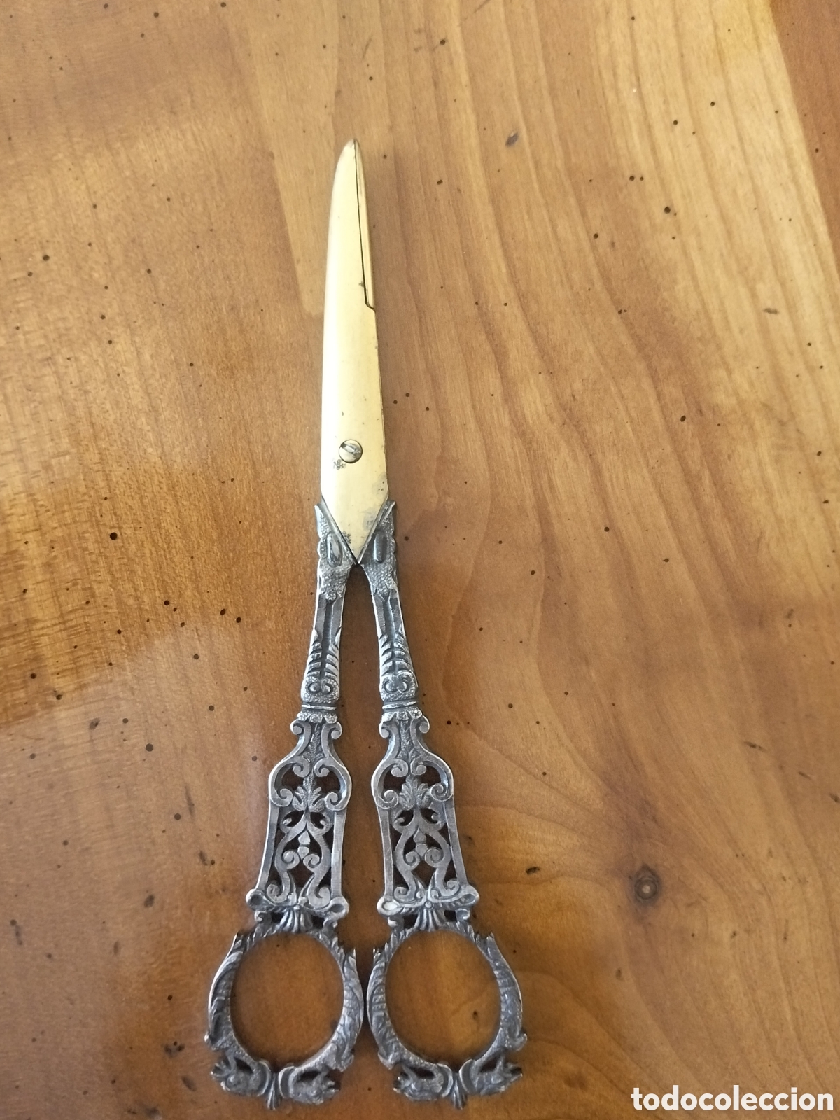 Antig&uuml;edades: Tijeras de Uva de Plata Imperial Rusa 84 (Gustav Klingert, c. 1890)