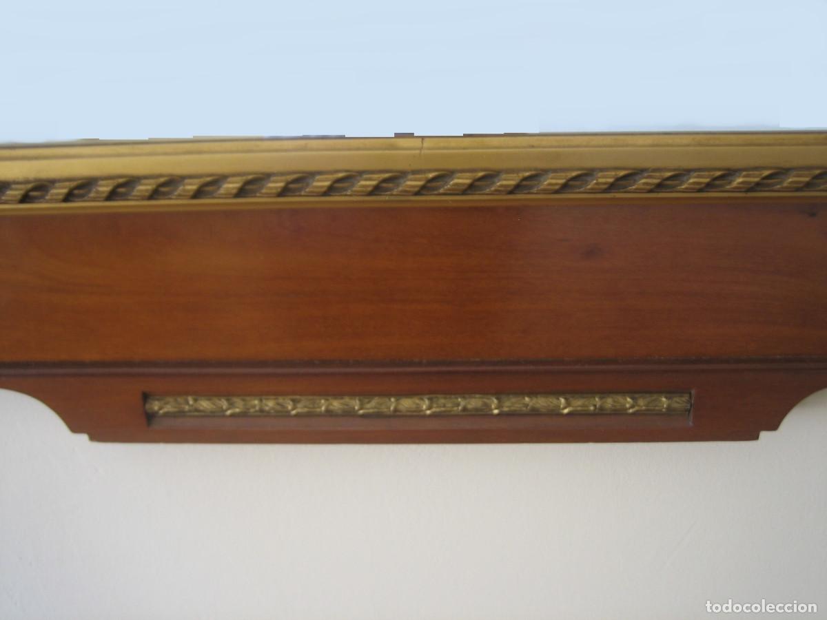 Antig&uuml;edades: ESPEJO. MADERA DE CEREZO. SIGLO XIX. - Foto 9