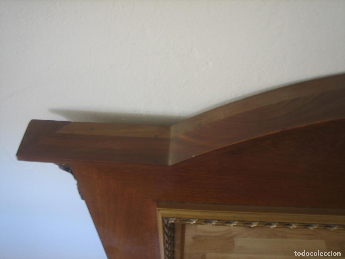 Antig&uuml;edades: ESPEJO. MADERA DE CEREZO. SIGLO XIX. - Foto 15