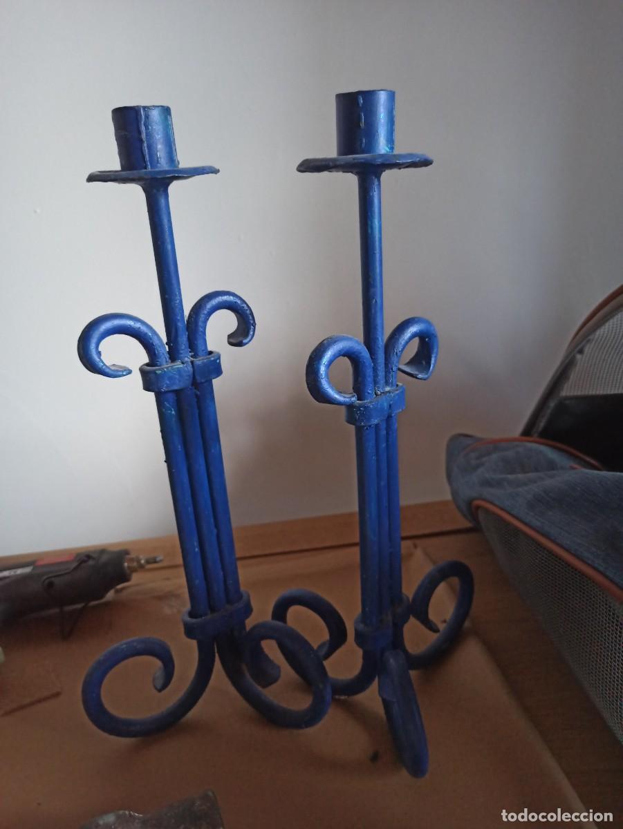 Antig&uuml;edades: Candelabros de hierro