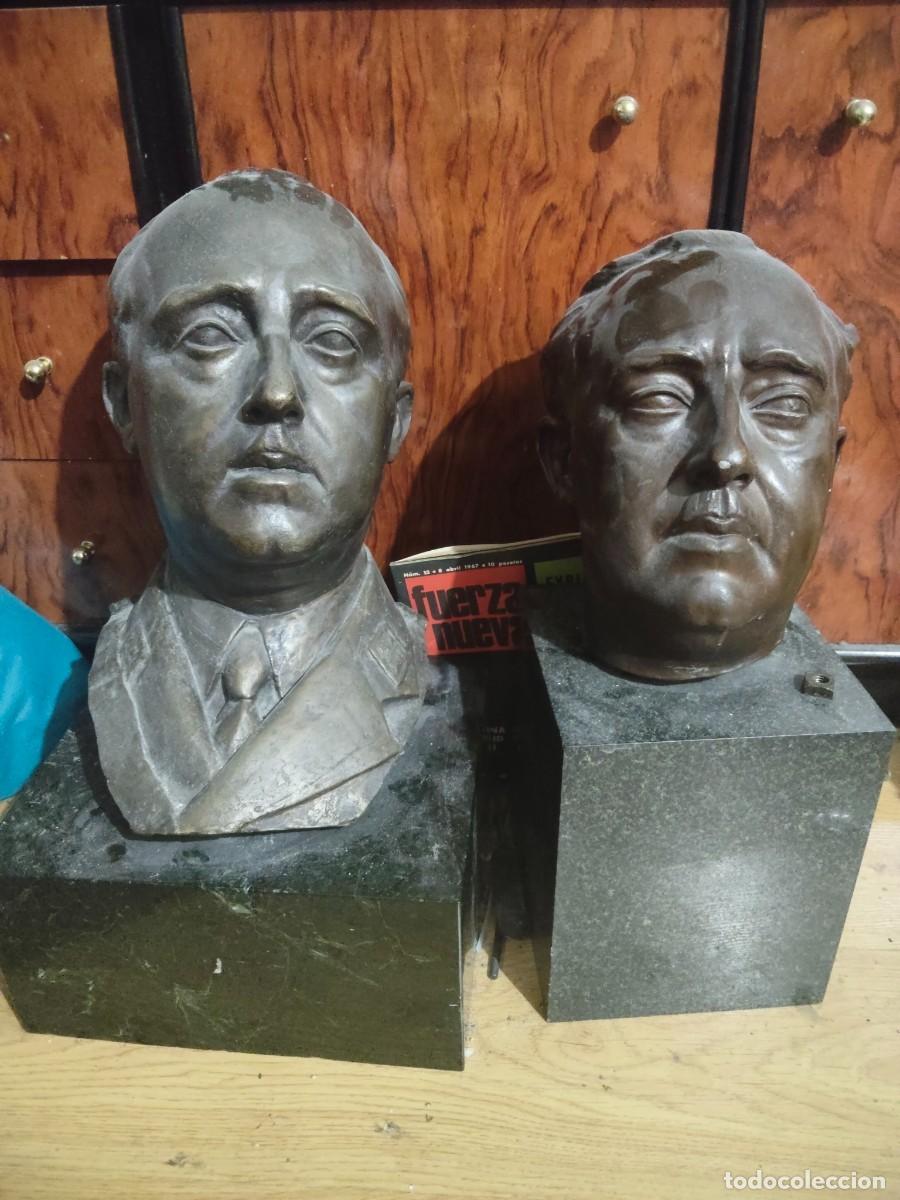 Antig&uuml;edades: busto de Bronce Franco