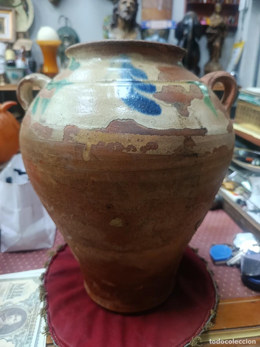 Antiques: Preciosa orza de cer&aacute;mica de &Uacute;beda, siglo XIX